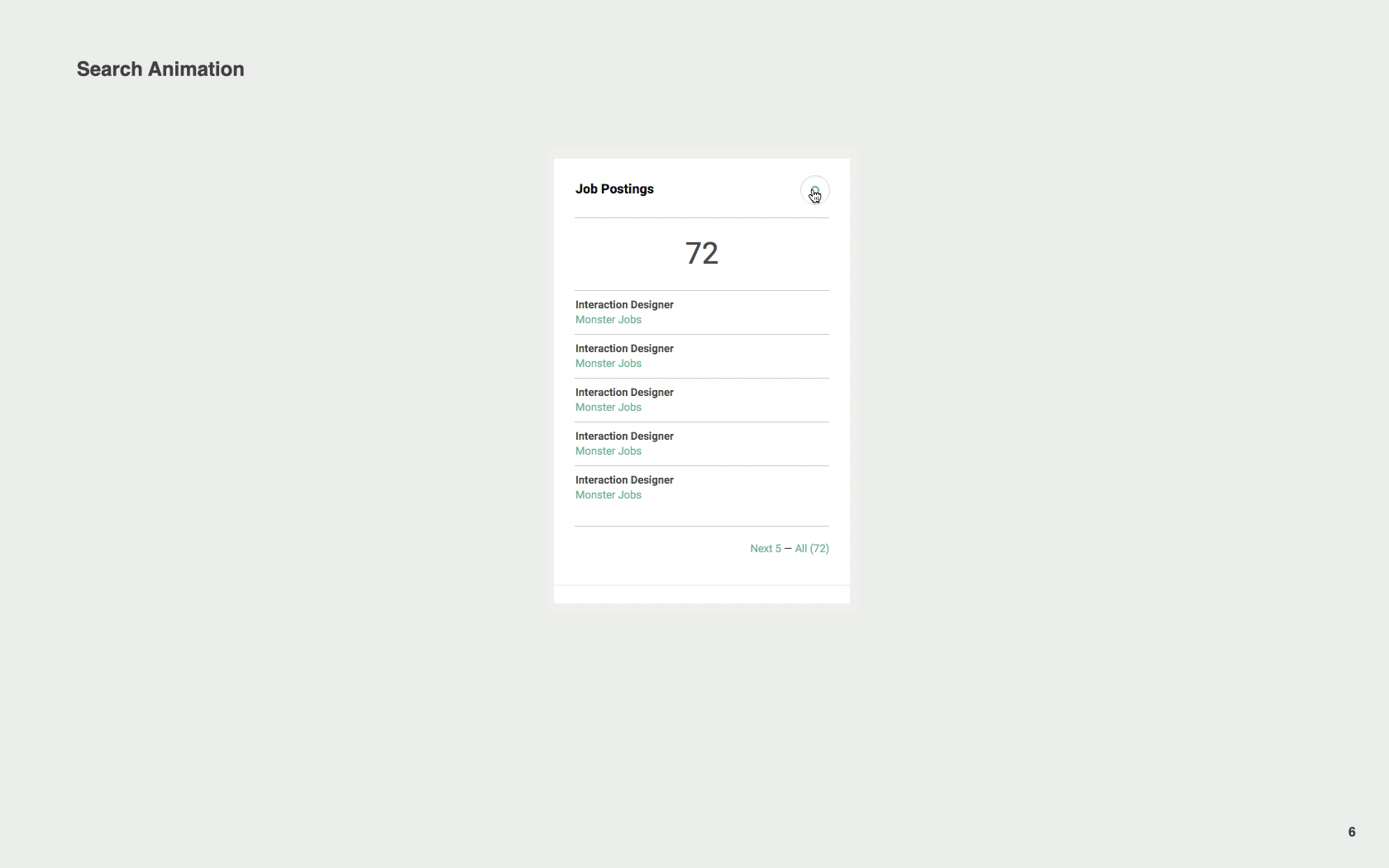 Mobile mockups