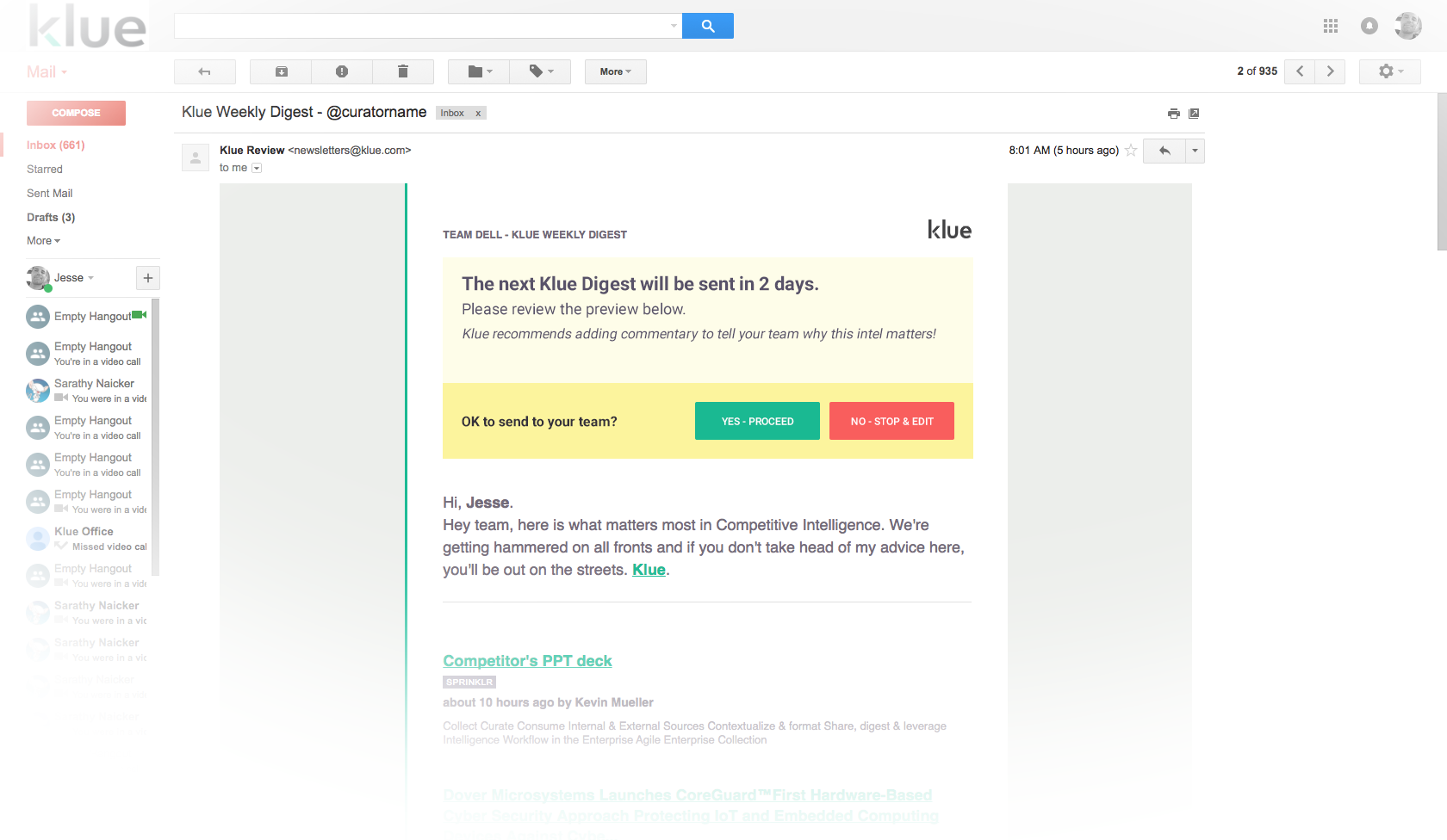 Email templates
