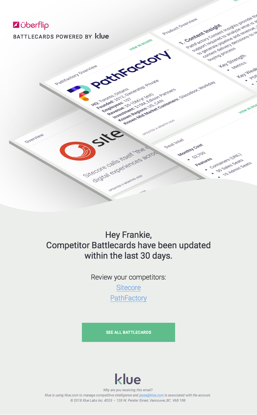Email templates