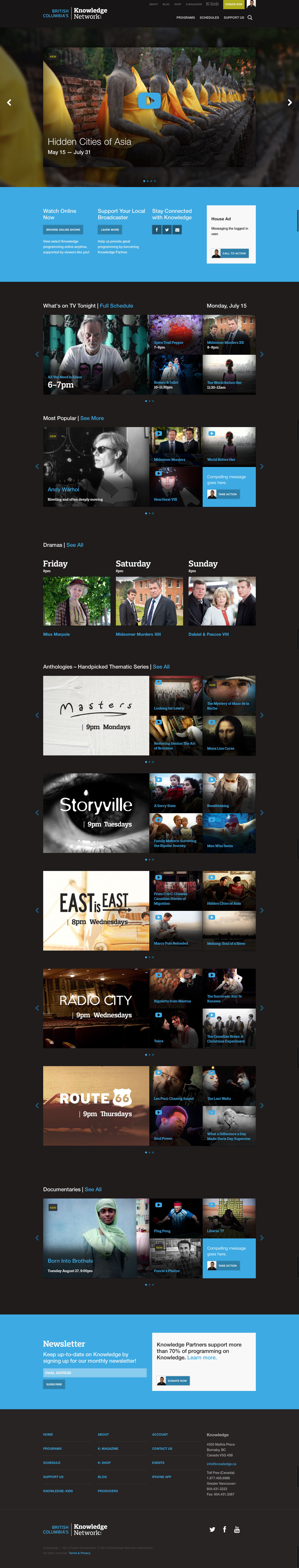 Knowledge Network homepage